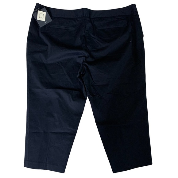 Liz Claiborne new With Tags Jackie Cropped Pants in Navy - Picture 10 of 10